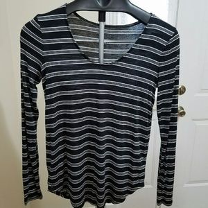 LOFT Long Sleeve Top, NWT, Extra Small, Striped